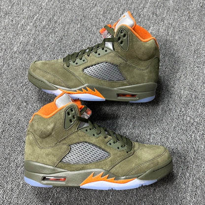 AJ 5 Retro Olive