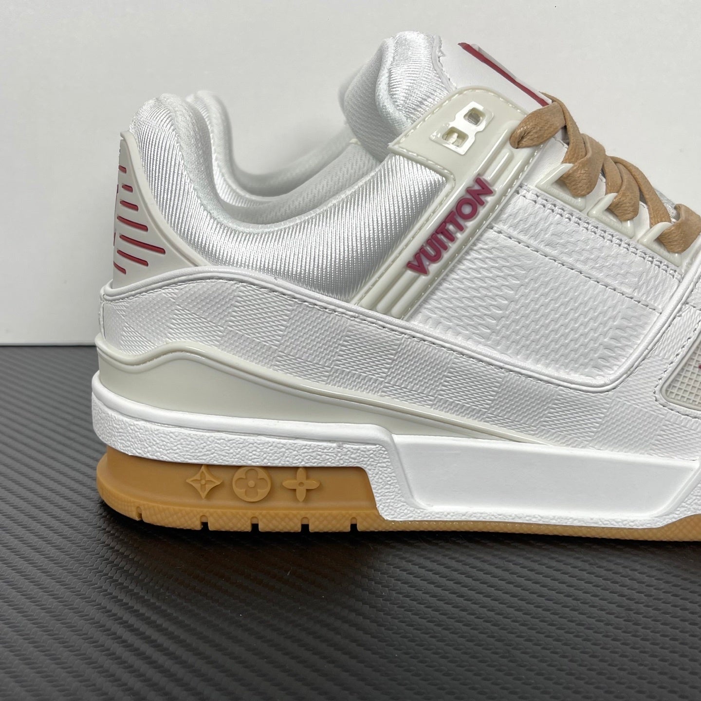 Trainer White and Bordeaux