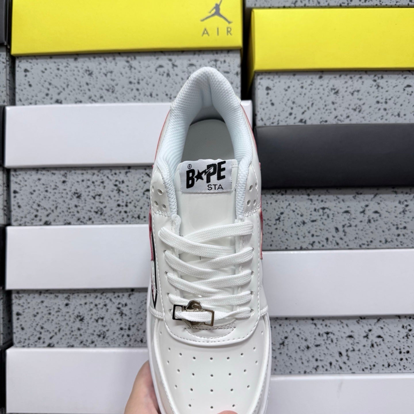 Bape STA Low Shark White