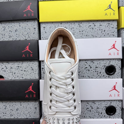 Cristhian Louboutin Vieira Spikes White