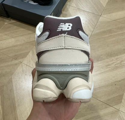 New Balance 9060 Creme and Brown