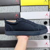 Christian Louboutin Louis Junior Strass Blue Suede