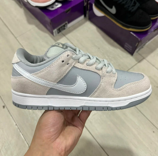 SB Dunk Low Summit White Wolf Grey