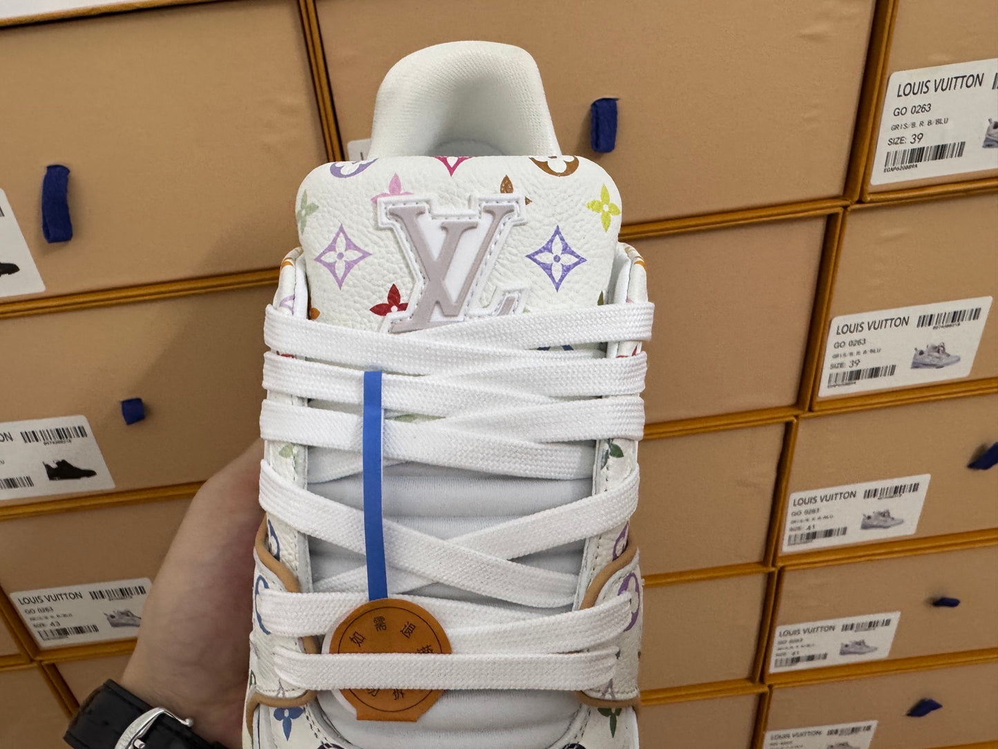 Trainer Monogram White