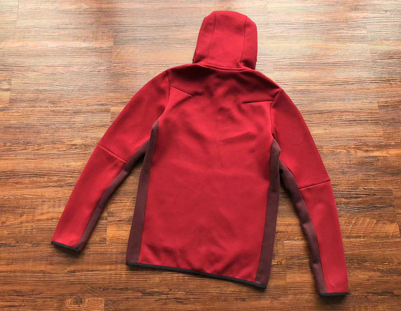 Conjunto Tech Fleece Bordô e Vermelho