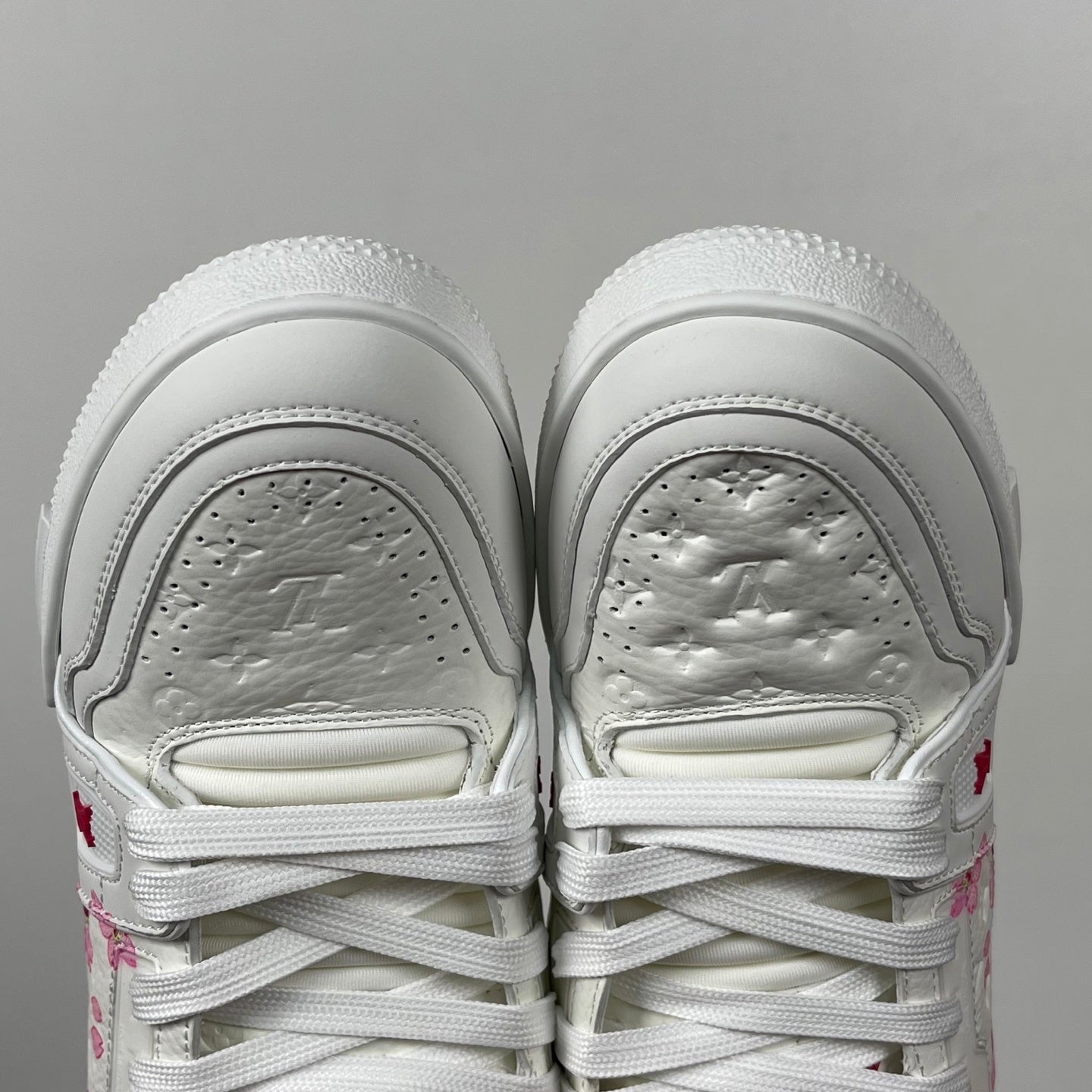 Trainer White and Pink Flowers