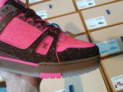 Trainer Pink and Brow Crystal