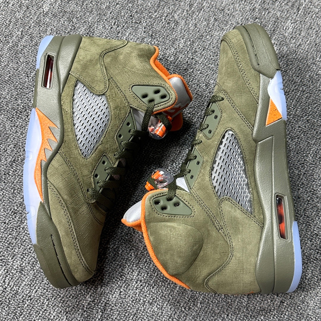 AJ 5 Retro Olive