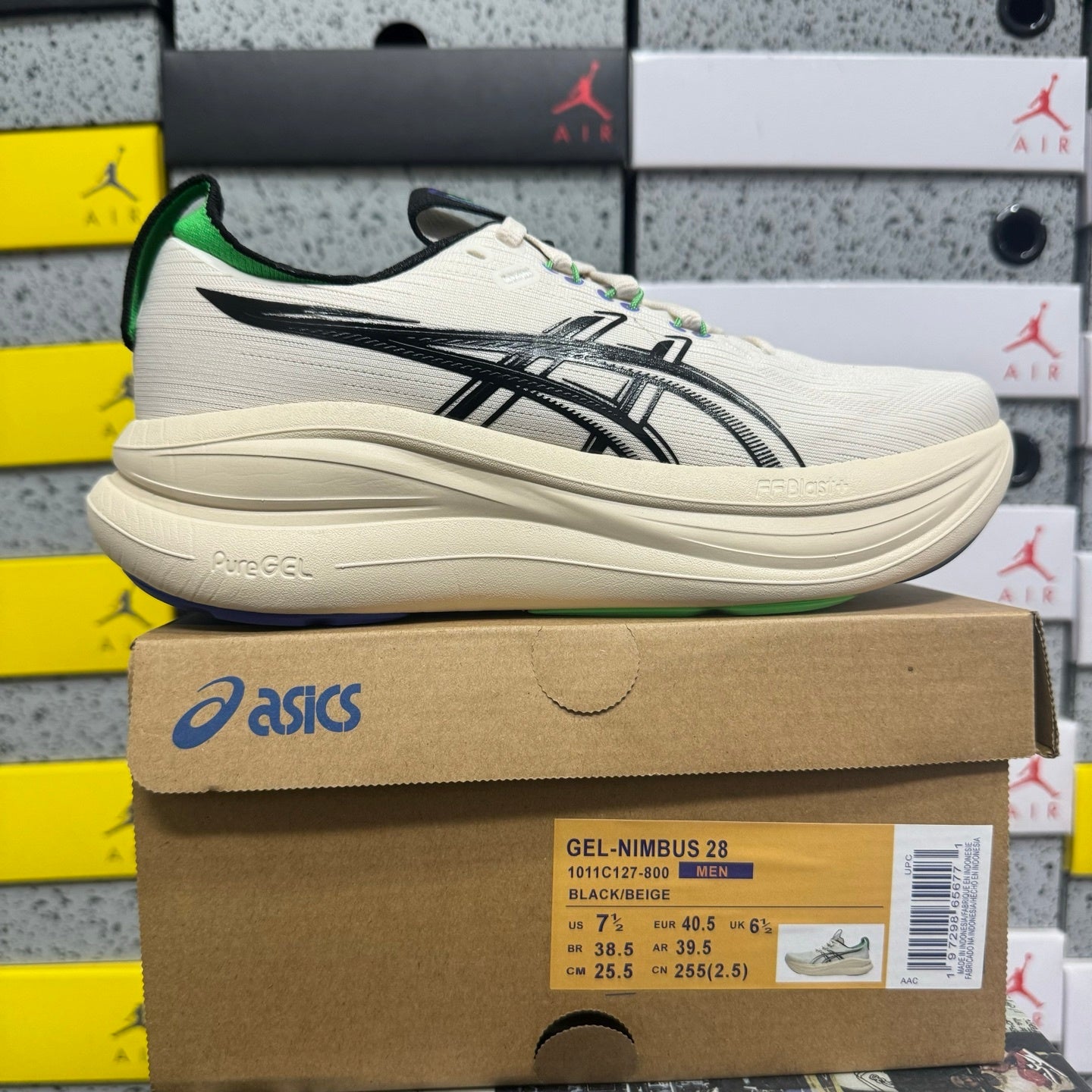 GEL-NIMBUS 28 Black/Beige