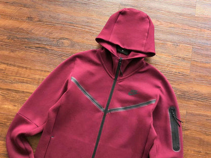 Conjunto Tech Fleece Bordô