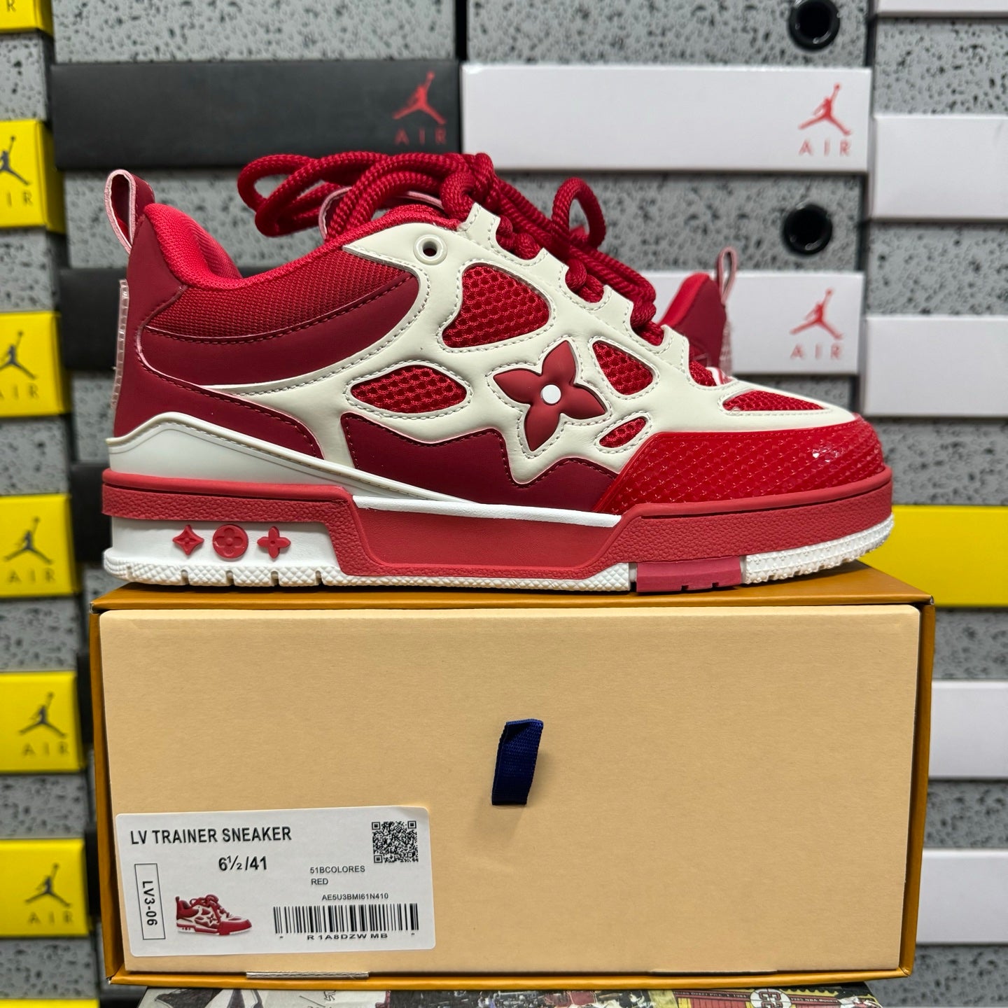 LV Skate Red White