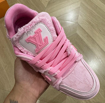 Louis Vuitton Trainer Jeans Pink