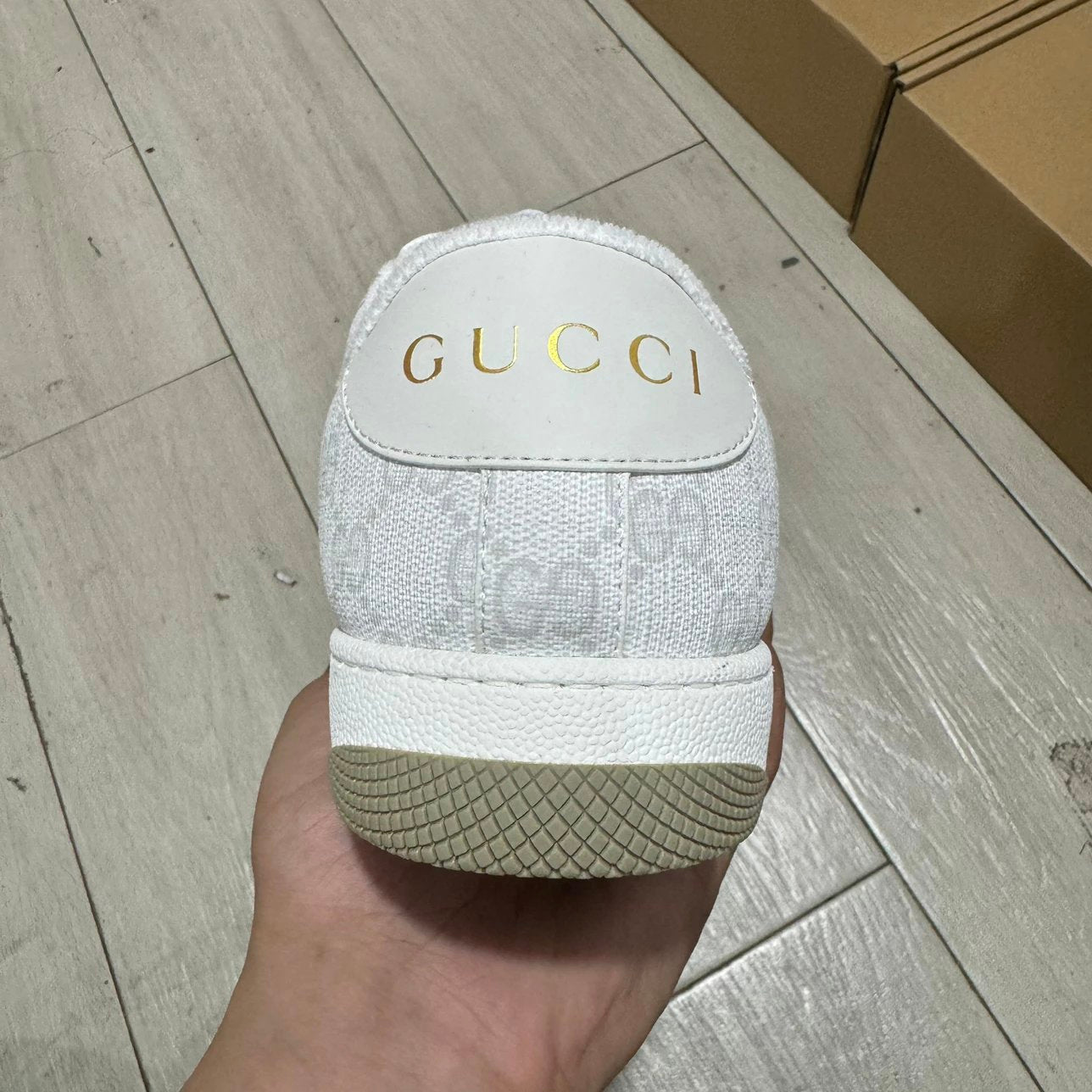 Gucci Screener GG White