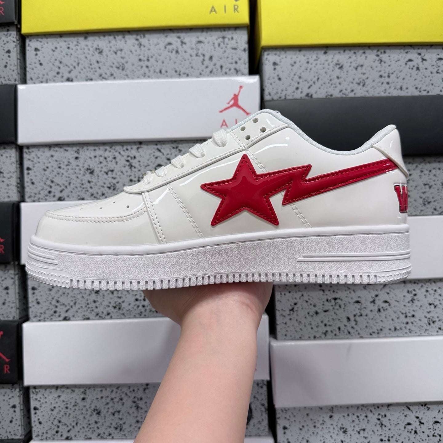 Bape STA Low Shark White