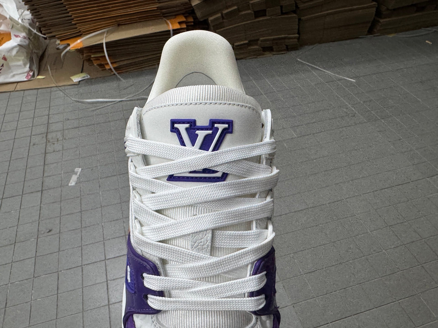 Trainer White and Purple