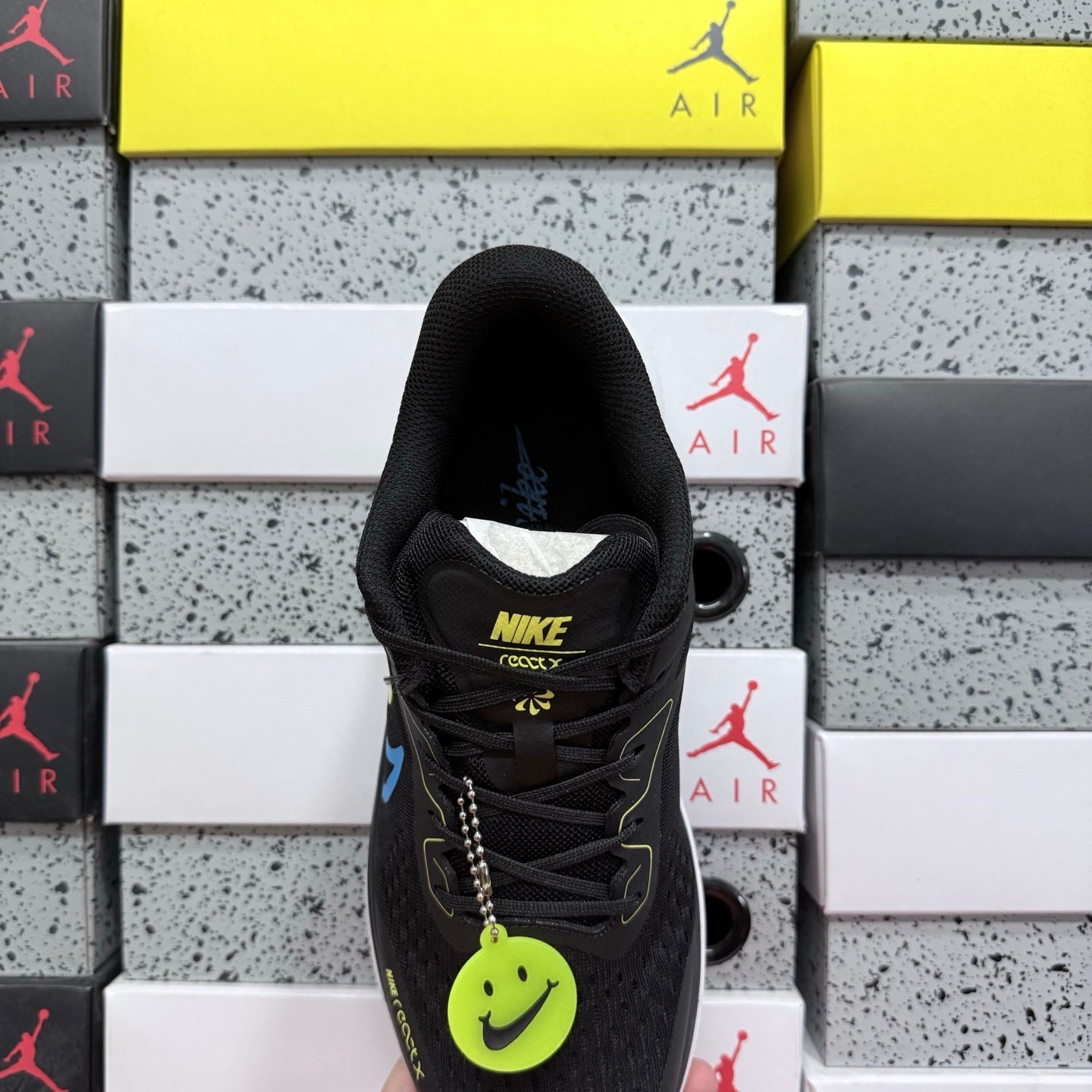 Nk Air Alphazoom Black/White/Blue