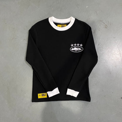 4 Star Anniversary waffle long sleeve tee