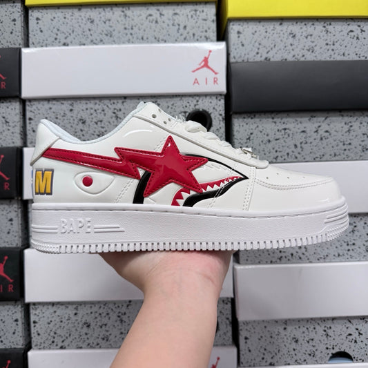 Bape STA Low Shark White