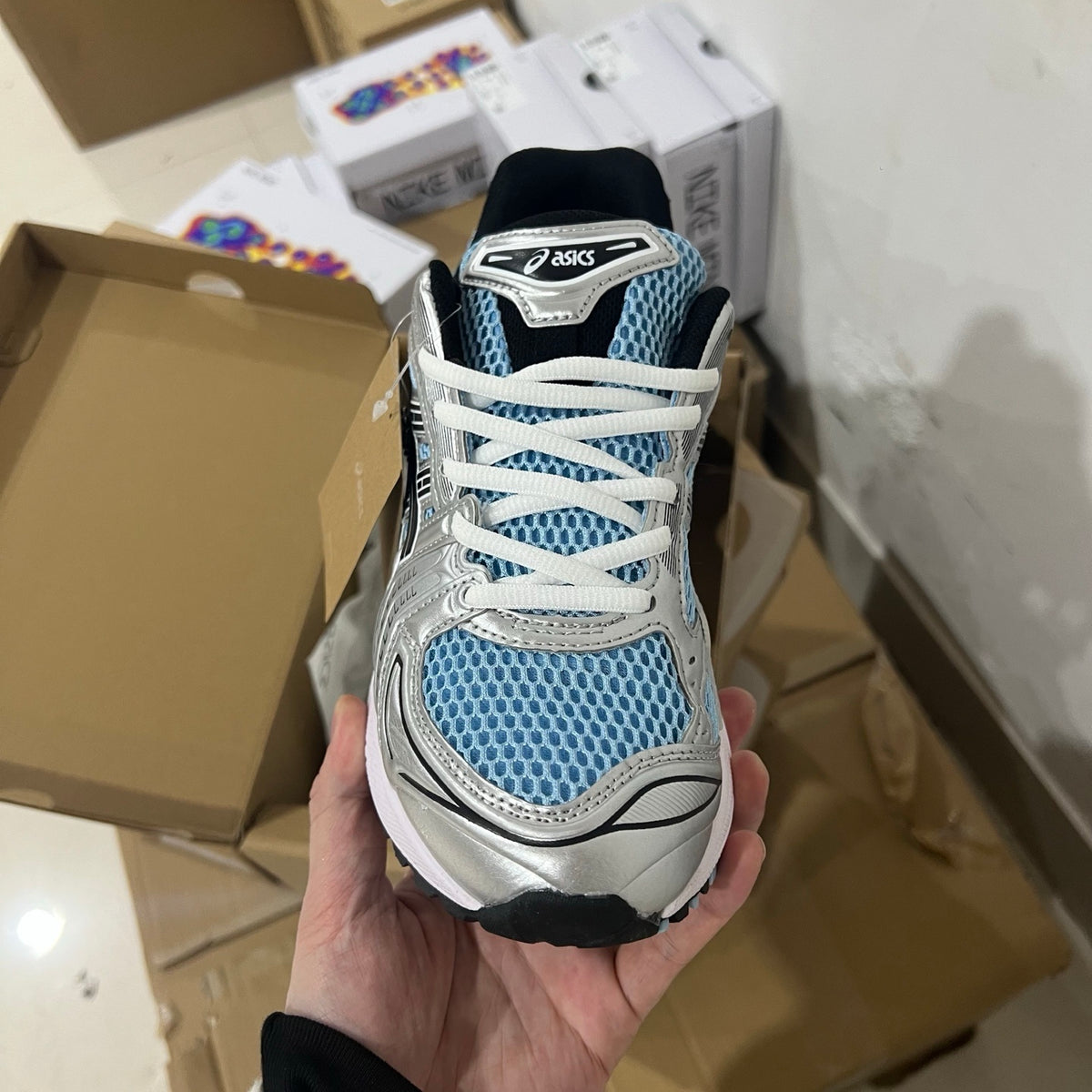 Kayano 14 Light Blue / Black / Silver (Cópia)