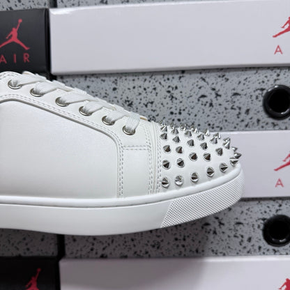 Cristhian Louboutin Vieira Spikes White