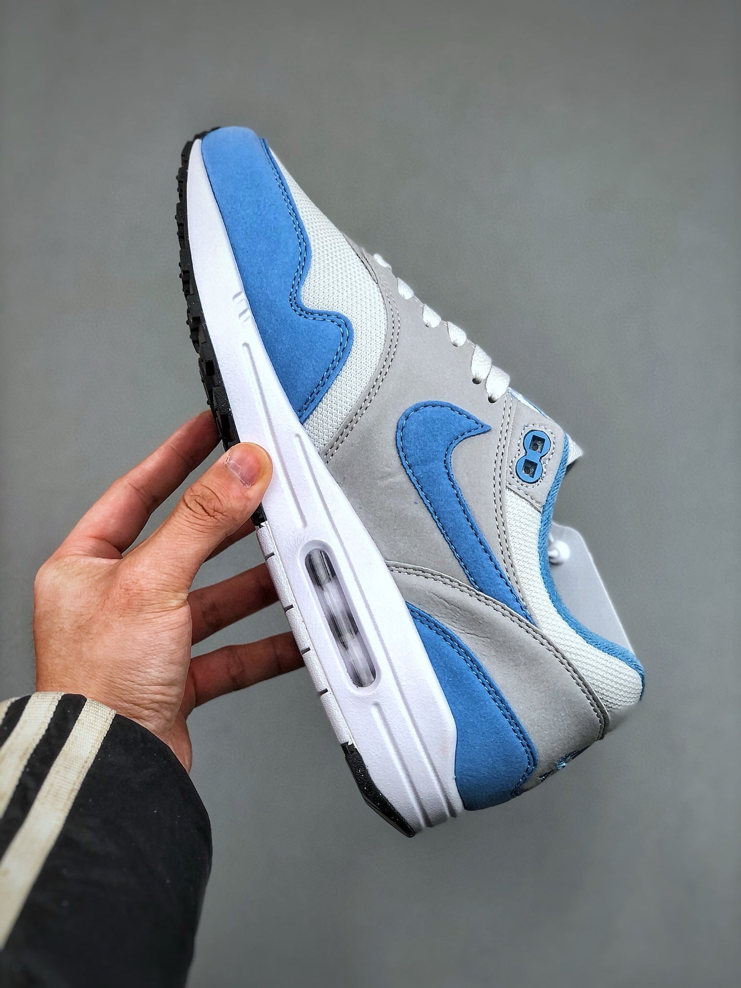 Air Max 1 White University Blue