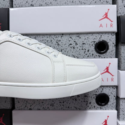 Christian Louboutin Louis Junior Strass White
