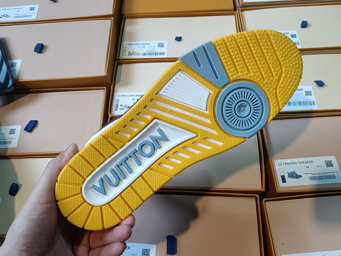 Trainer Navy and Yellow