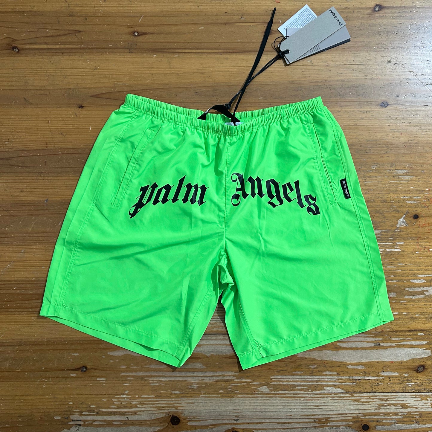 PA swim shorts Verde Fluorescente