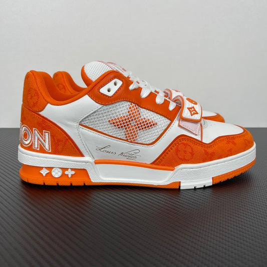 Trainer White and Orange