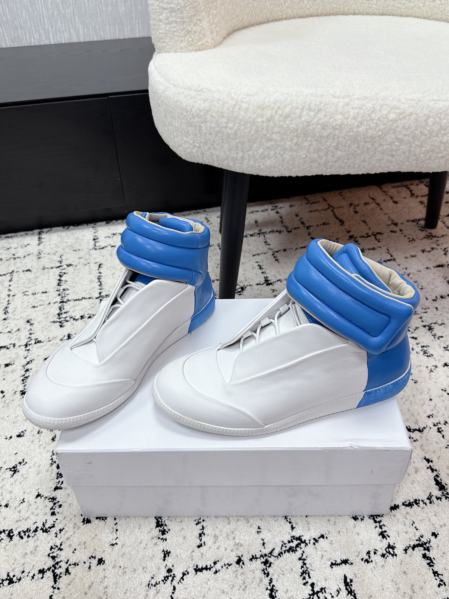 Maison High Mix BLUE AND WHITE