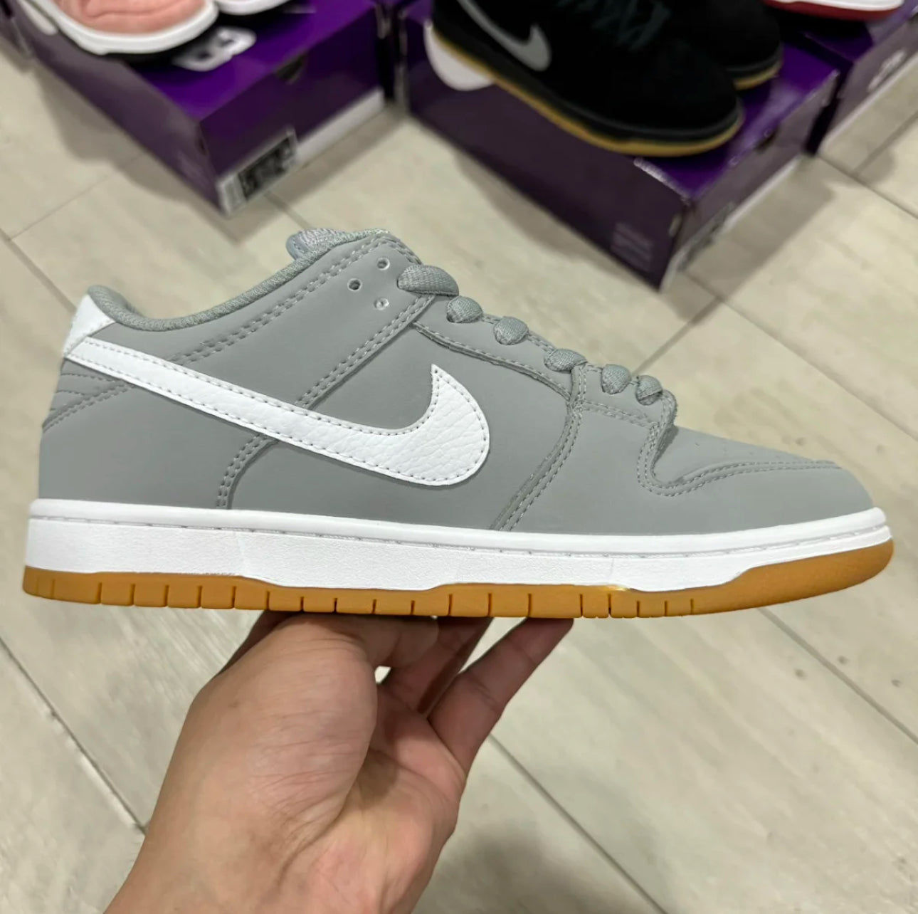 SB Dunk Low Wolf Grey Gum