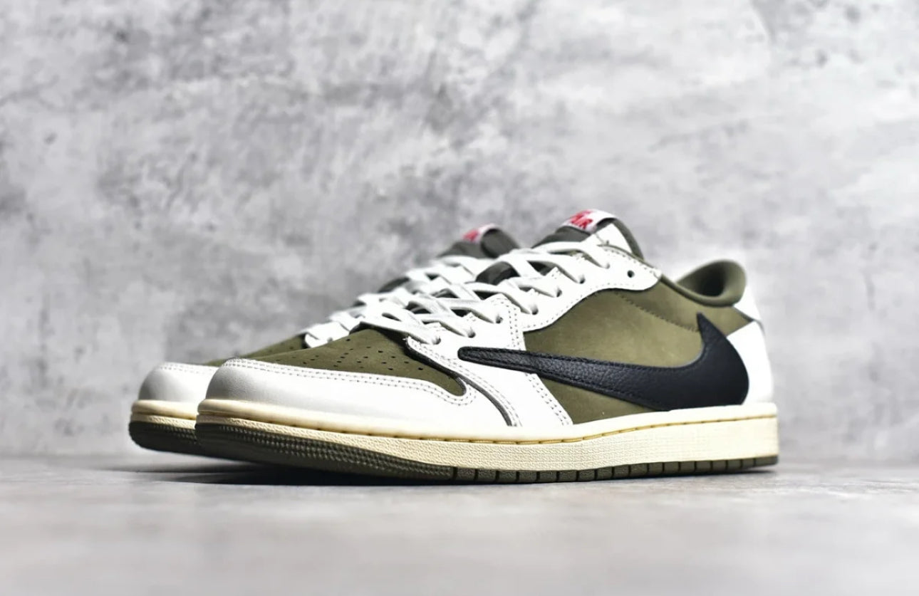 Air Jordan 1 Travis New Olive