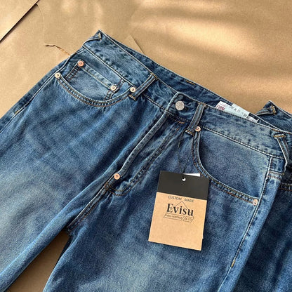 Evisu calça de ganga