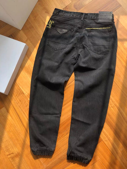 Evisu Calça de ganga preta