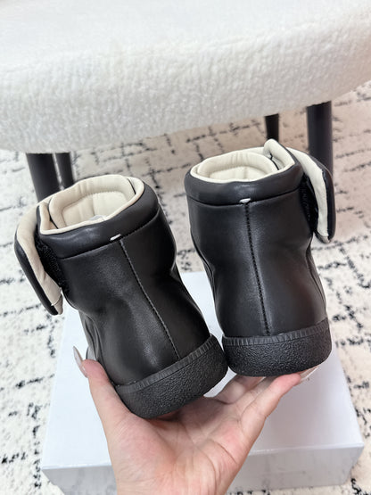 Maison High Black Lether