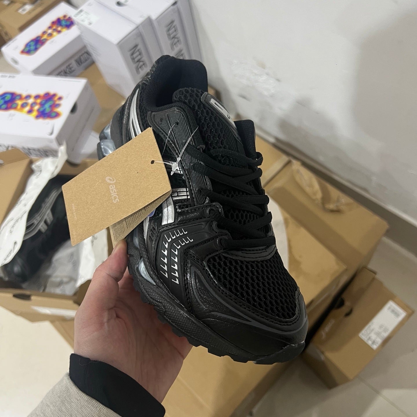 Kayano 14 Black Silver