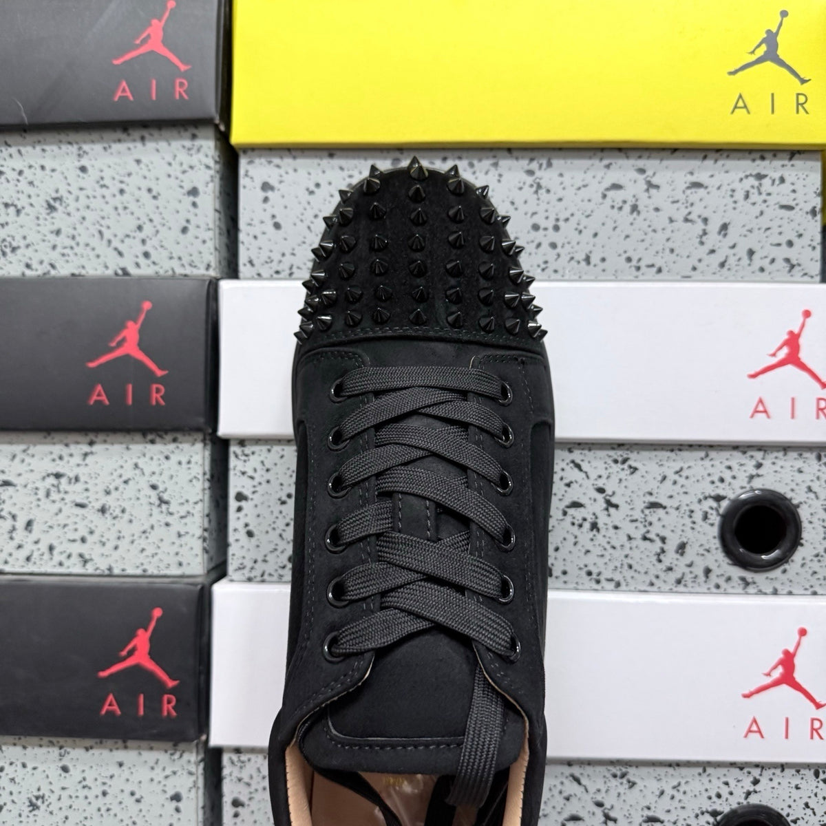 Cristhian Louboutin Vieira Spikes Black
