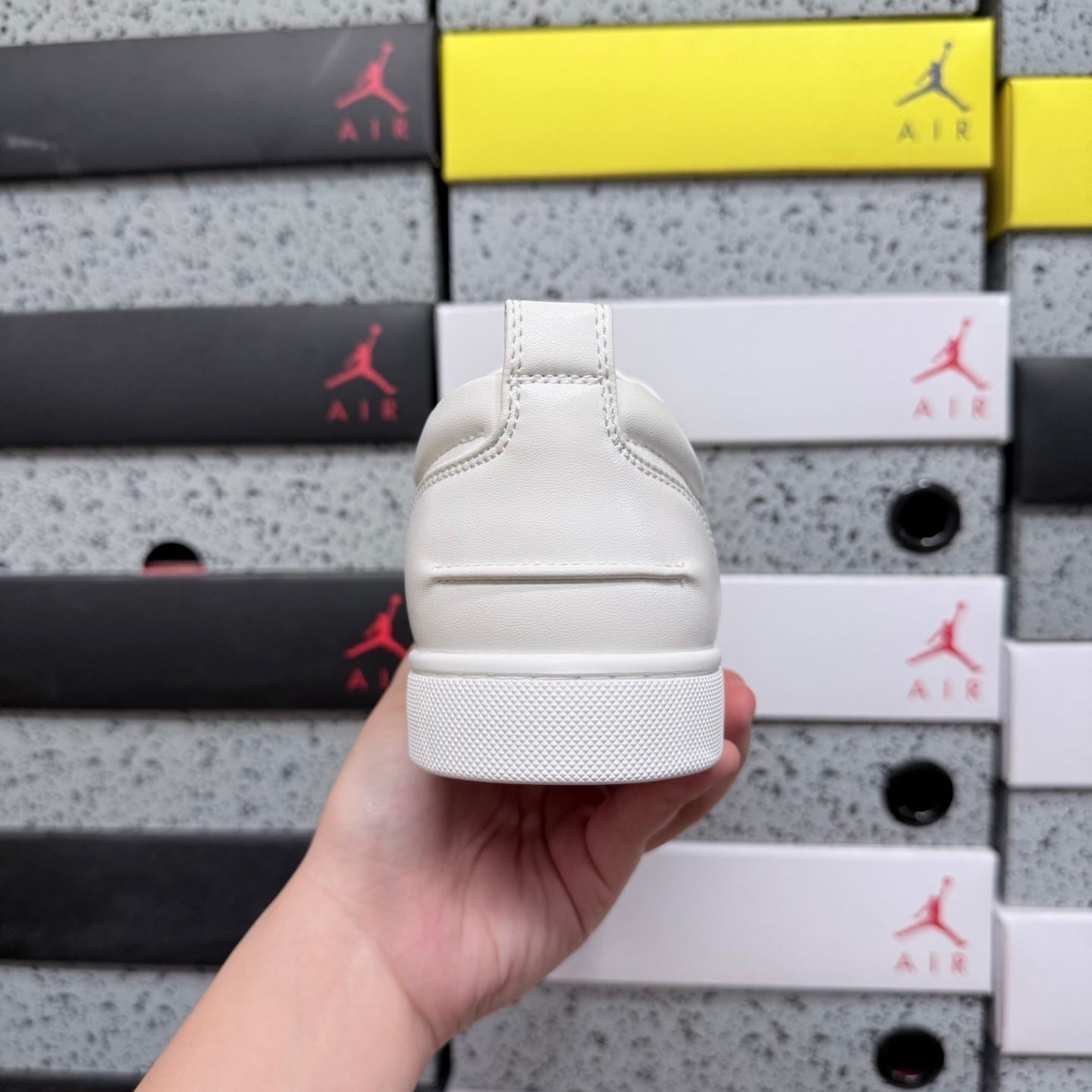Cristhian Louboutin Vieira Spikes White