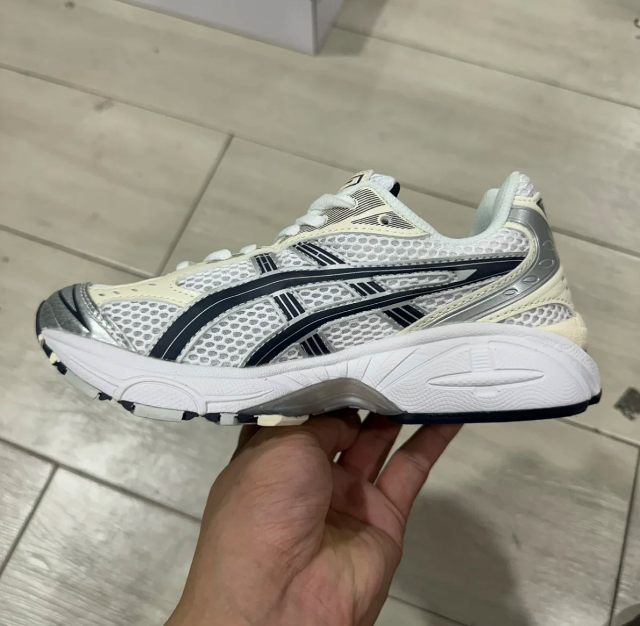 ASICS Gel Kayano JJJJound Silver and Blue