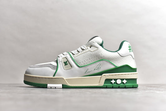 Trainer White and Green