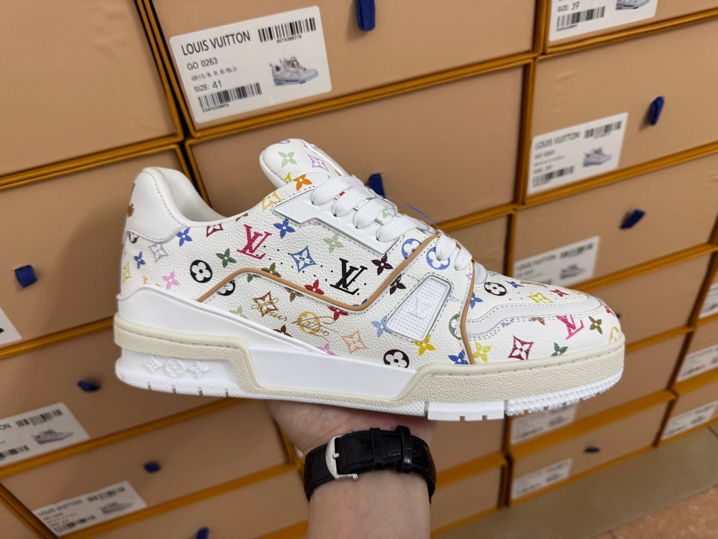 Trainer Monogram White