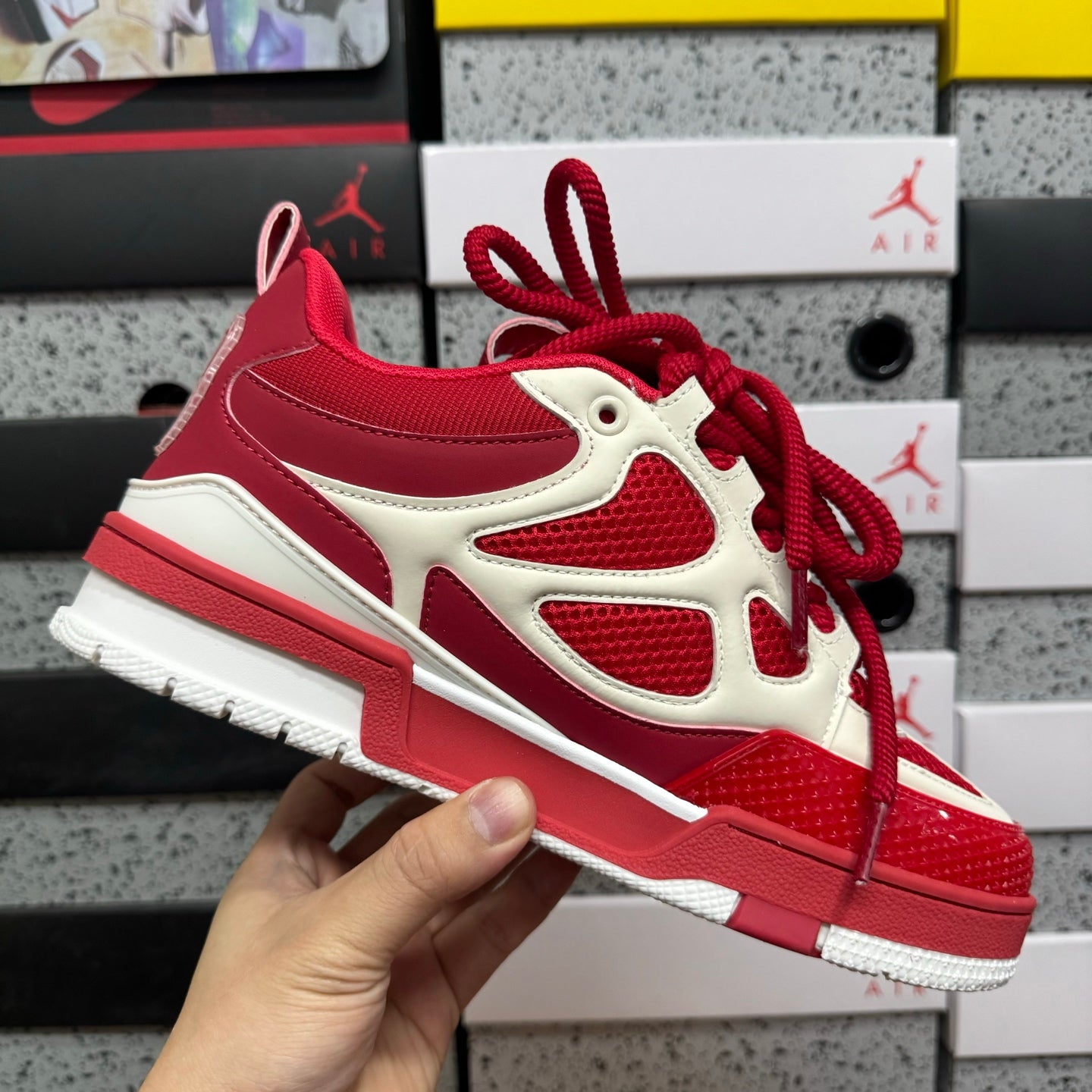 LV Skate Red White