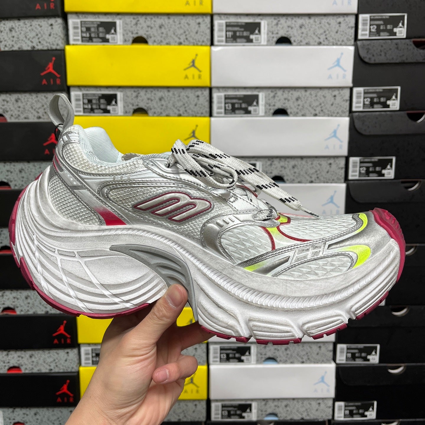 BLG 10XL White/Grey/Pink