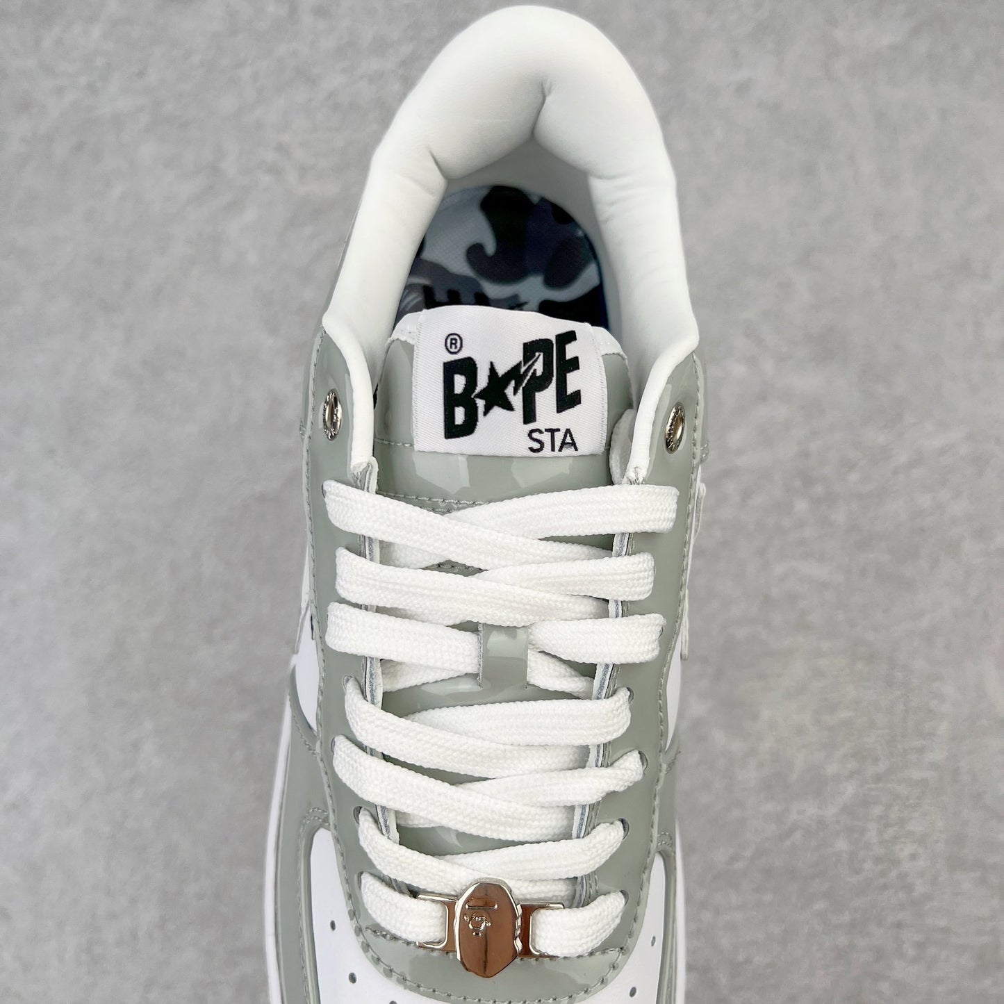 Bape STA Low White Grey