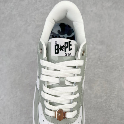 Bape STA Low White Grey