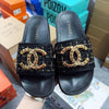 Chinelos Chanel Black