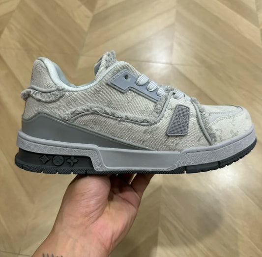 Louis Vuitton Trainer Jeans Grey