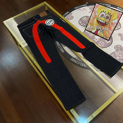 Evisu calça de ganga