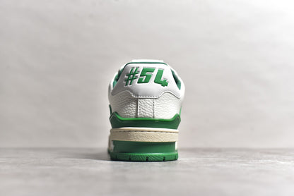Trainer White and Green