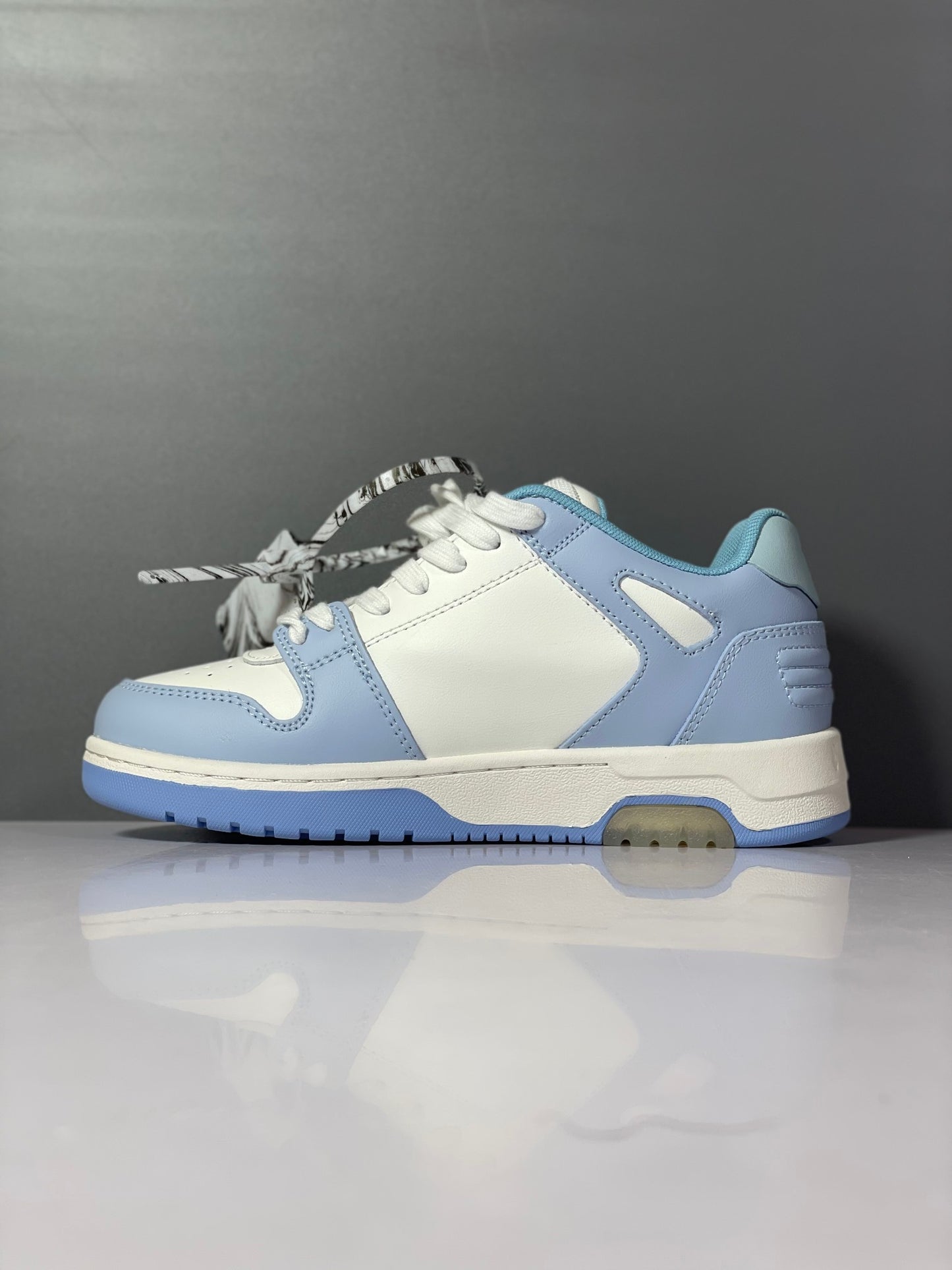 OF Out of Office Blue White Sole Beige
